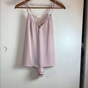 Express Strappy Crisscross Cami w/Stock Photo